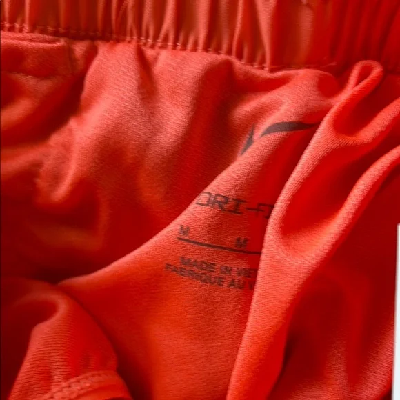 NWT! Nike Blue and Coral-Orange Performance Shorts x2 pair - Picture 3 of 14